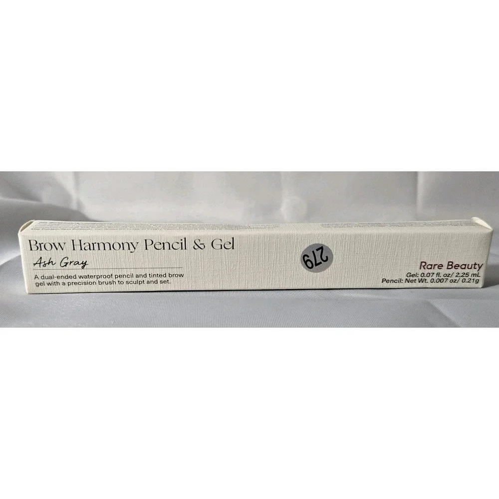 Rare Beauty Brow Harmony Pencil and Gel Ash Gray Full Size .007 oz